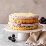 Easy Lemon Blackberry Cake Recipe