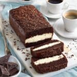 Cream Cheese Brownie Bread with Ganache Topping Recipe