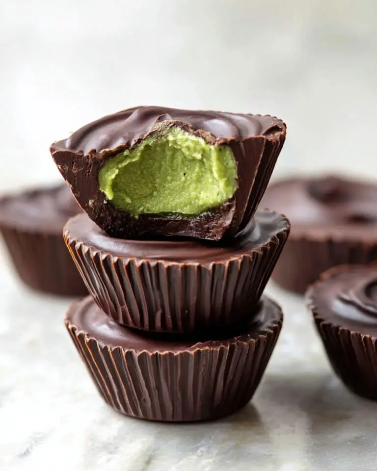 Dark Chocolate Matcha Coconut Butter Cups Recipe