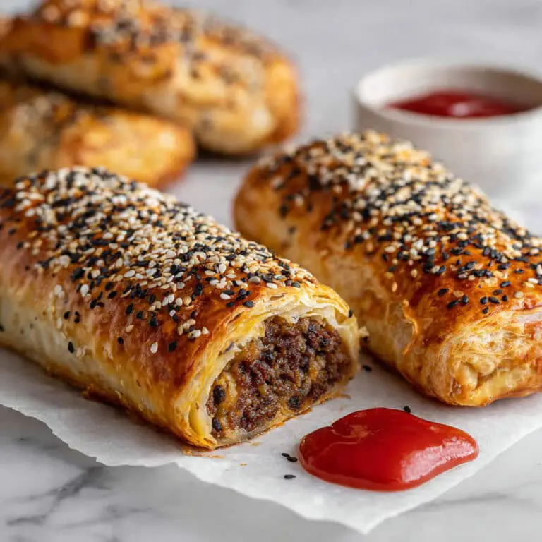 B85 Beef Sausage Rolls with Jalapeño and Cheese Recipe