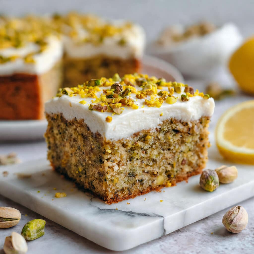 Lemon Pistachio Cake Recipe