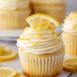 Lemon Cupcakes with Cream Cheese Frosting Recipe
