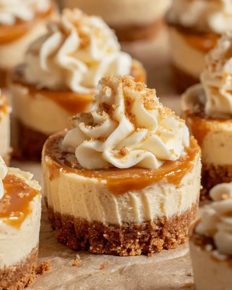 No-Bake Mini Biscoff Cheesecakes Recipe