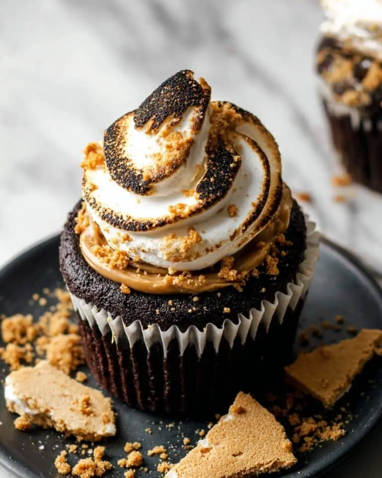 Chocolate S’mores Cupcakes Recipe