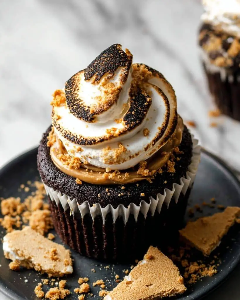 Chocolate S’mores Cupcakes Recipe