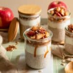 Apple Pie Overnight Oats with Sautéed Cinnamon Apples Recipe