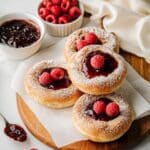 Raspberry Cheesecake Brioche Buns Recipe