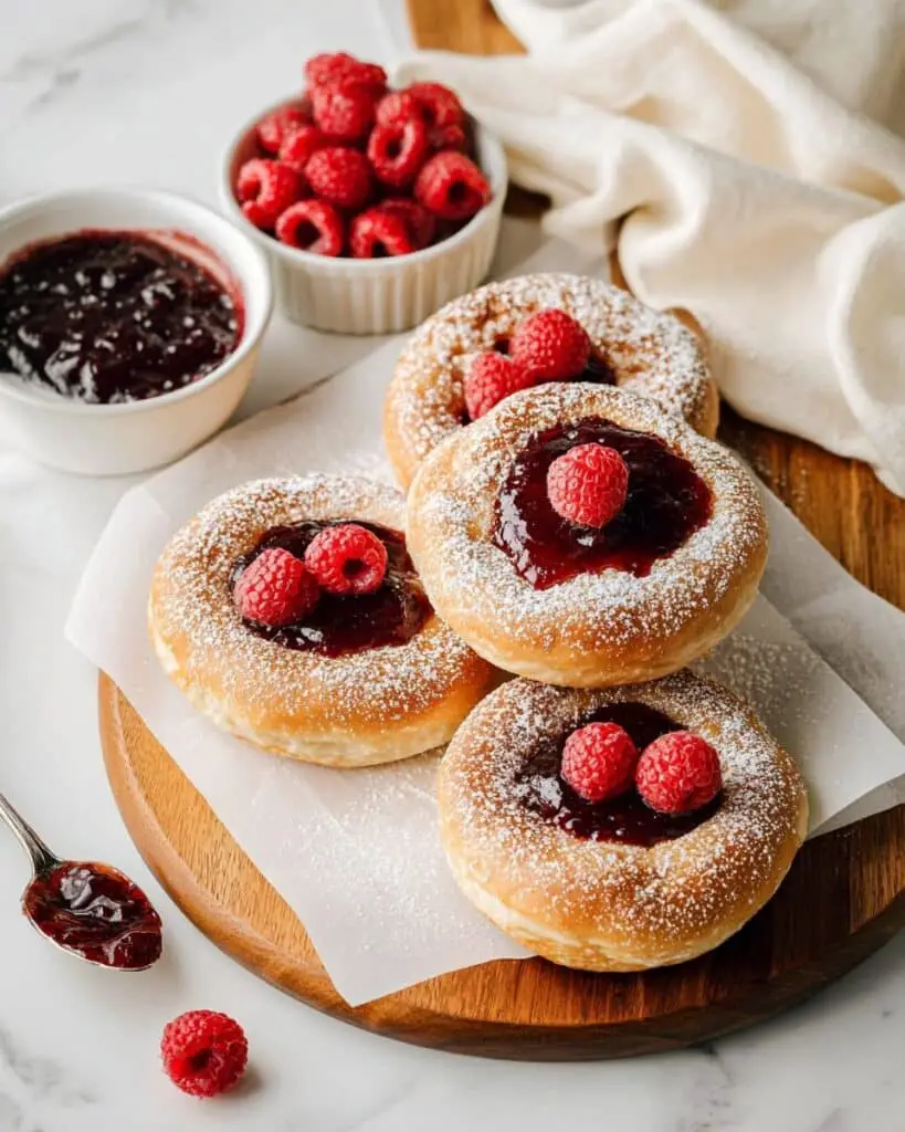 Raspberry Cheesecake Brioche Buns Recipe