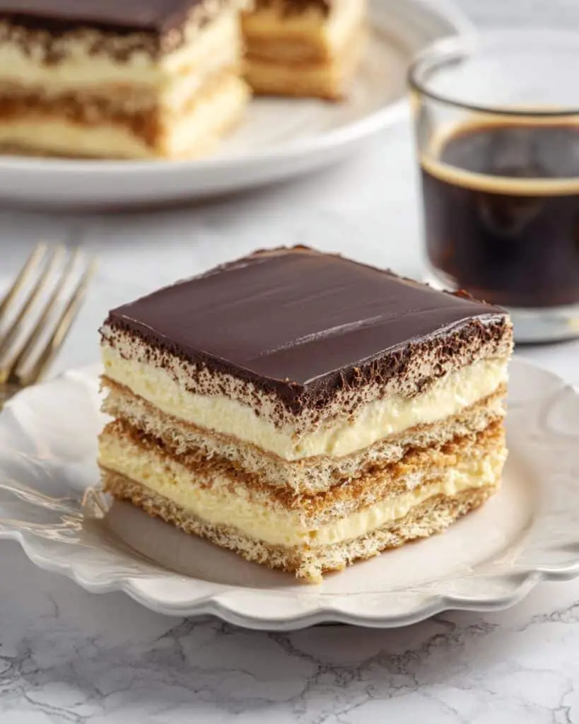 No-Bake Eclair Cake with Chocolate Ganache Recipe