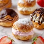 Profiteroles with Ice Cream and Chocolate Sauce Recipe