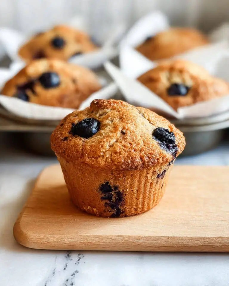 Sourdough Discard Blueberry Muffins Recipe