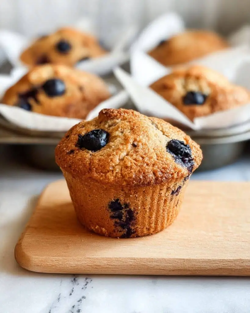 Sourdough Discard Blueberry Muffins Recipe