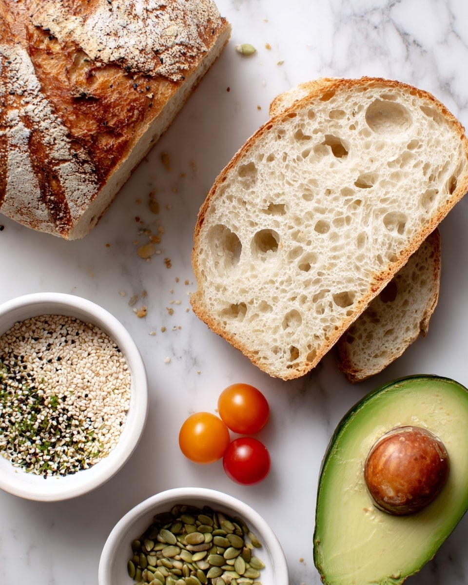 A small clear glass jar filled with thinly sliced red onions soaked in a light brown liquid with visible herbs and spices spread throughout. The onions have a fresh pink and white color with a slightly translucent texture. A metal spoon is inside the jar, leaning against the jar's rim. The jar sits on a white marbled surface, showing a close-up view with soft natural light coming from the side. photo taken with an iphone --ar 4:5 --v 7