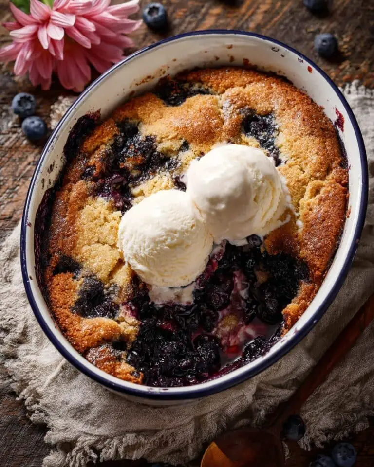 Easy Blueberry Cobbler Recipe