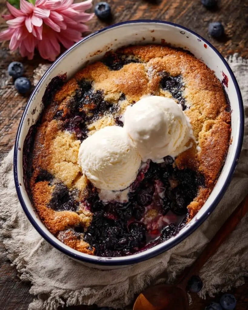 Easy Blueberry Cobbler Recipe