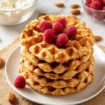 Cottage Cheese Almond Flour Waffles (Gluten-Free) Recipe