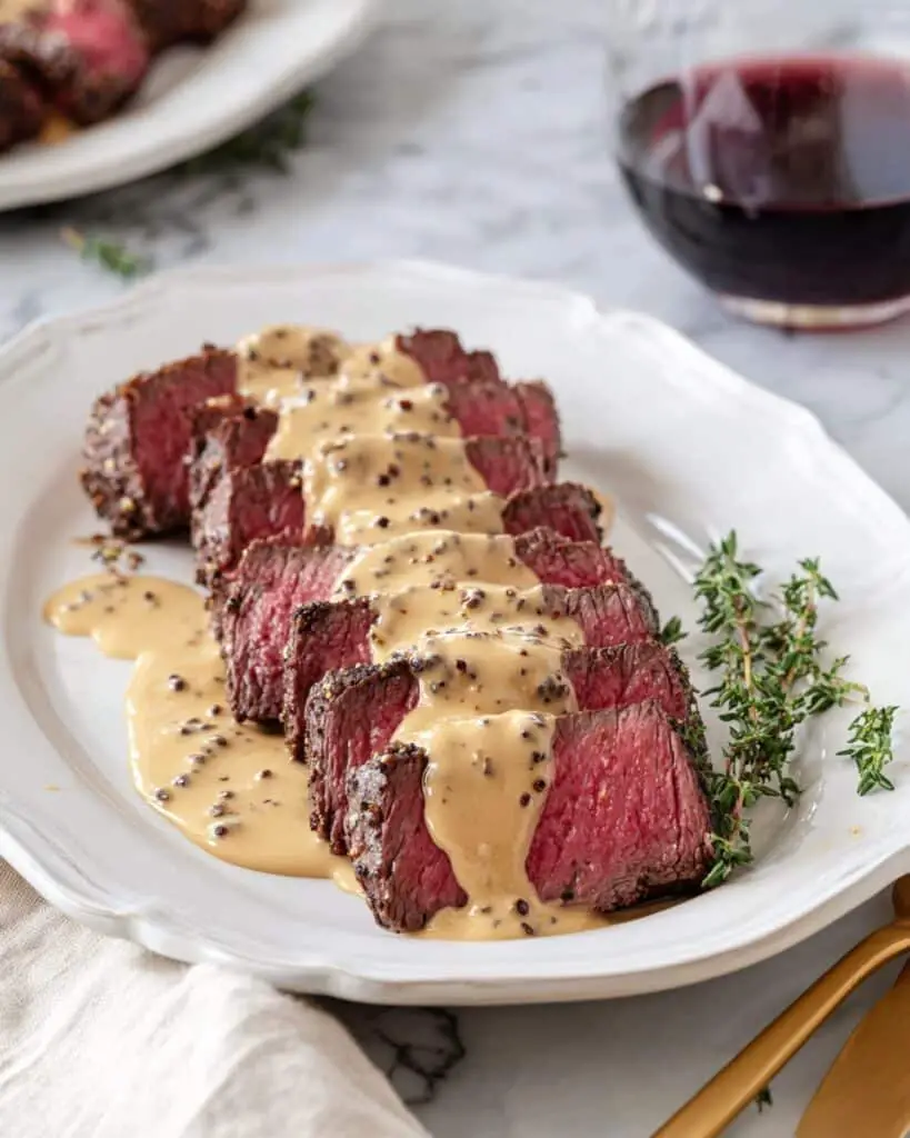 Venison Steak Au Poivre Recipe