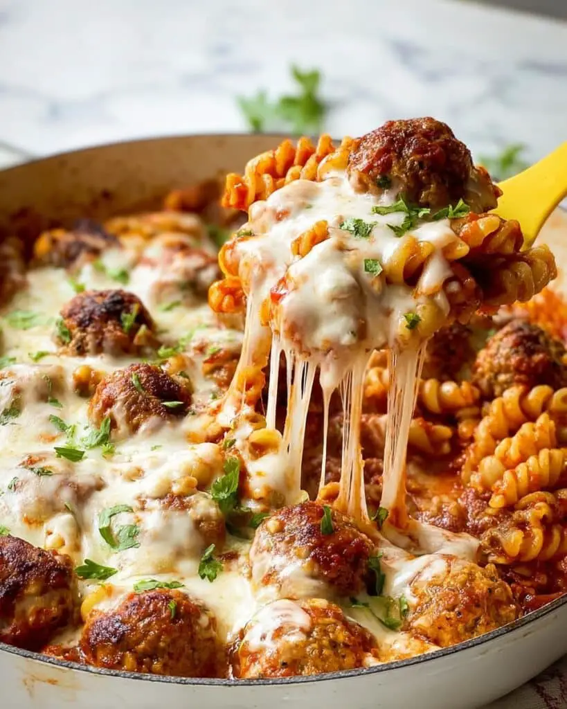 Italian Meatball Casserole Recipe