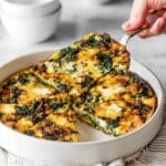 Kale Frittata with Goat Cheese and Sun-Dried Tomatoes Recipe
