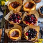 Mini Basque Cheesecake Muffins Recipe