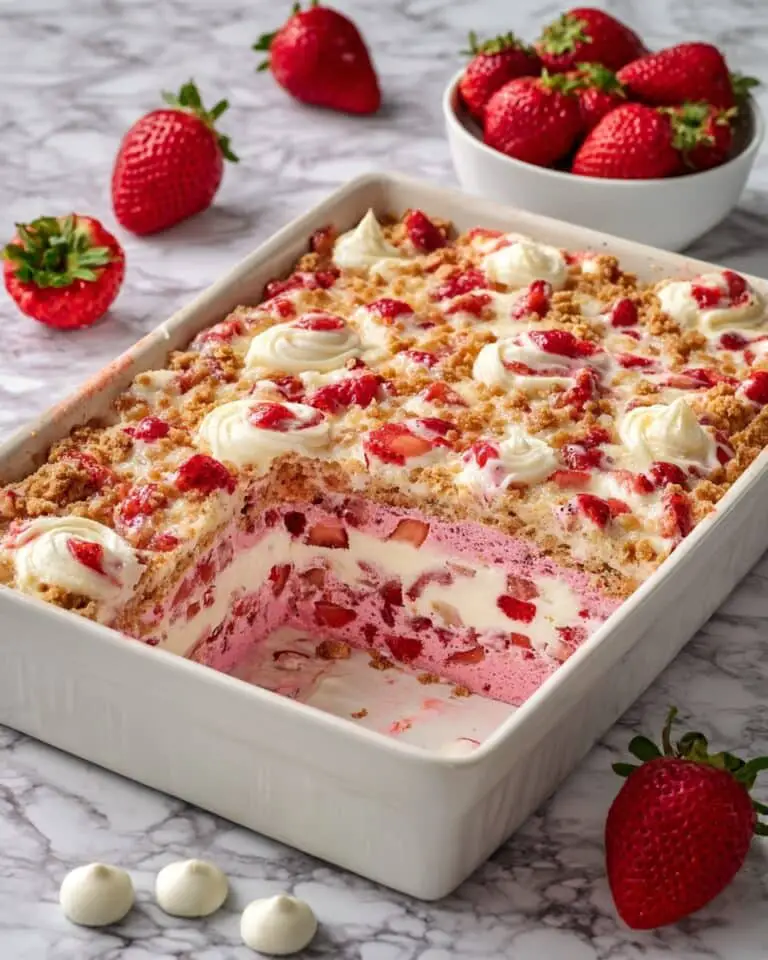 Strawberry Earthquake Cake Recipe