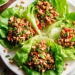 Asian Chicken Lettuce Wraps (Better Than P.F. Chang's)! Recipe