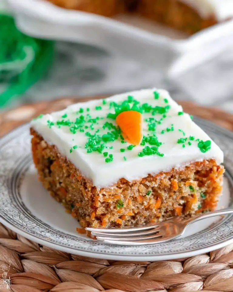 Carrot Cake Bars with Cream Cheese Frosting Recipe