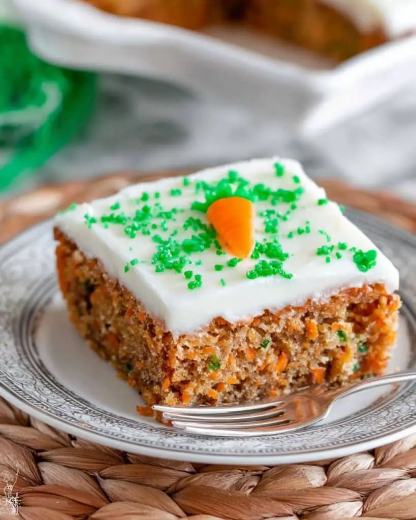 Carrot Cake Bars with Cream Cheese Frosting Recipe