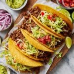 Crispy Ground Beef Tacos Recipe