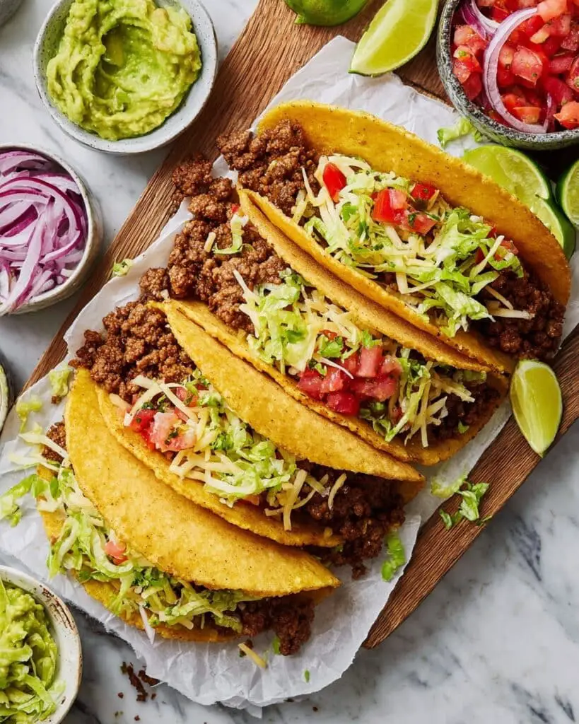 Crispy Ground Beef Tacos Recipe