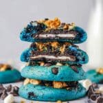 Cookies Façon Cookie Monster avec Oreo, Chocolat et Cookies Miniatures Recipe