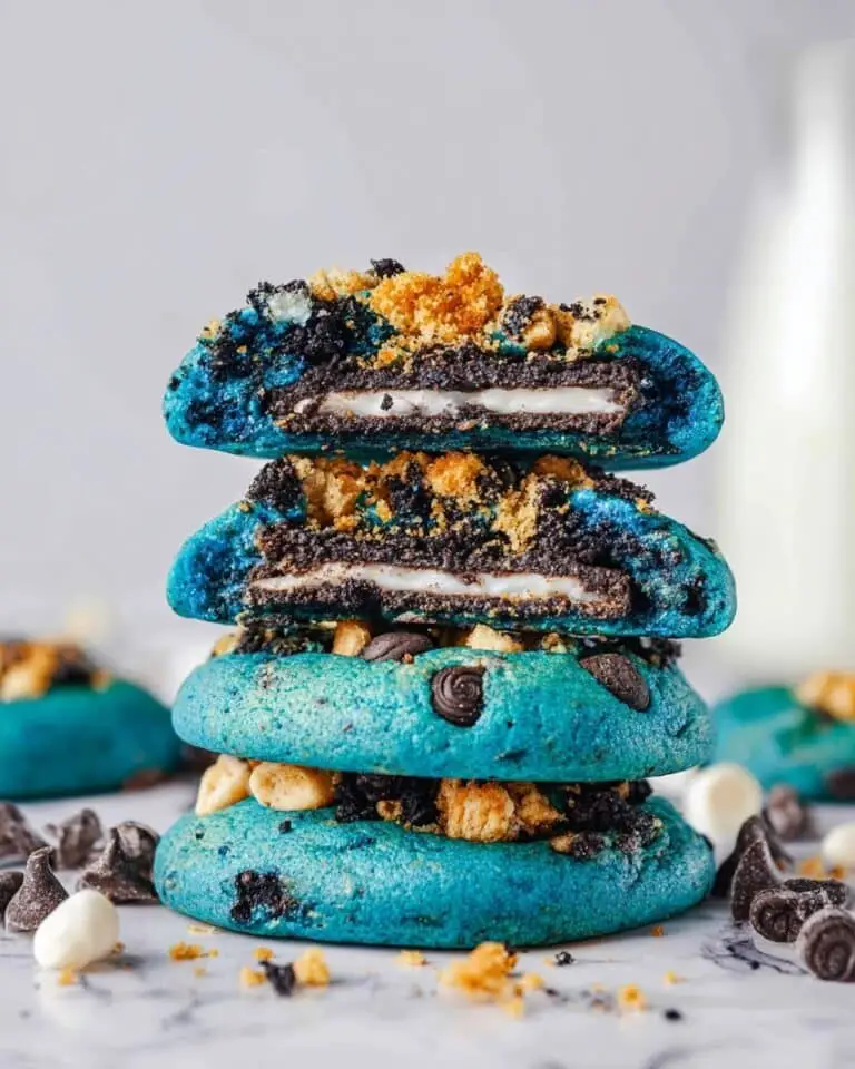 Cookies Façon Cookie Monster avec Oreo, Chocolat et Cookies Miniatures Recipe