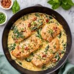 Tuscan Salmon with Sun-Dried Tomatoes and Cream Recipe