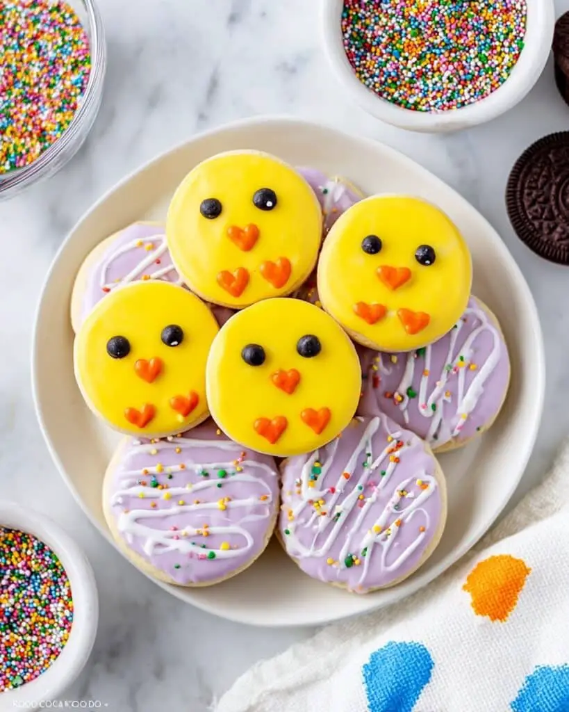 Oreo Easter Egg & Chick Cookies Recipe