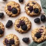 Oatmeal Cookies with Fresh Blackberries Recipe