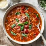 Tomato Rice Soup (Simple, Healthy & Hearty!) Recipe