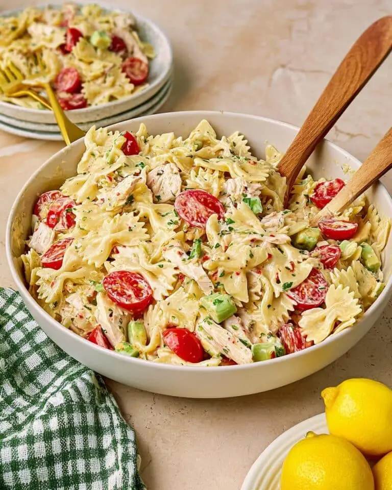 Lemon Chicken Boursin Pasta Salad Recipe