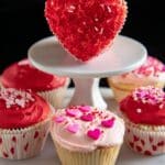 Mother's Day Heart Cupcakes Recipe