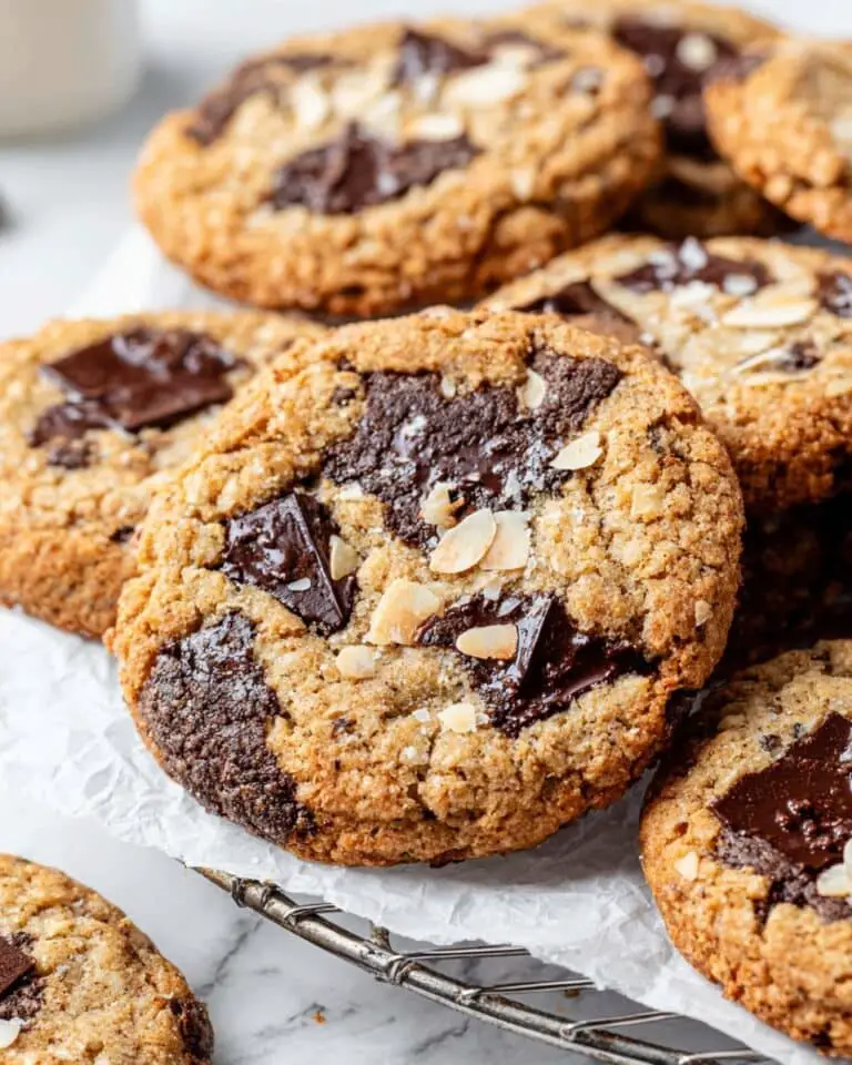 Chocolate Chip Almond Cookies Recipe