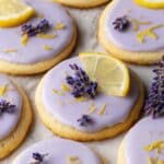 Bridgerton Inspired Lemon Lavender Cookies Recipe