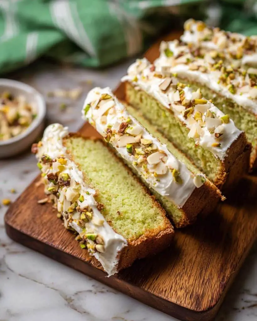 Air Fryer Pistachio Coffee Cake Recipe