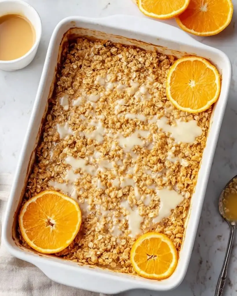 Orange Creamsicle Baked Oatmeal Recipe