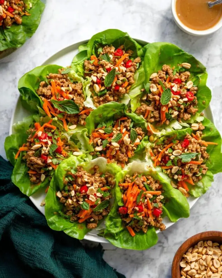 Thai Chicken Lettuce Wraps Recipe