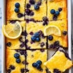 Blueberry Cottage Cheese Bake Recipe