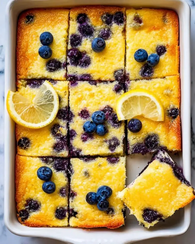 Blueberry Cottage Cheese Bake Recipe