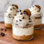 No Bake Cookie Dough Cheesecake Jars with Cottage Cheese Recipe