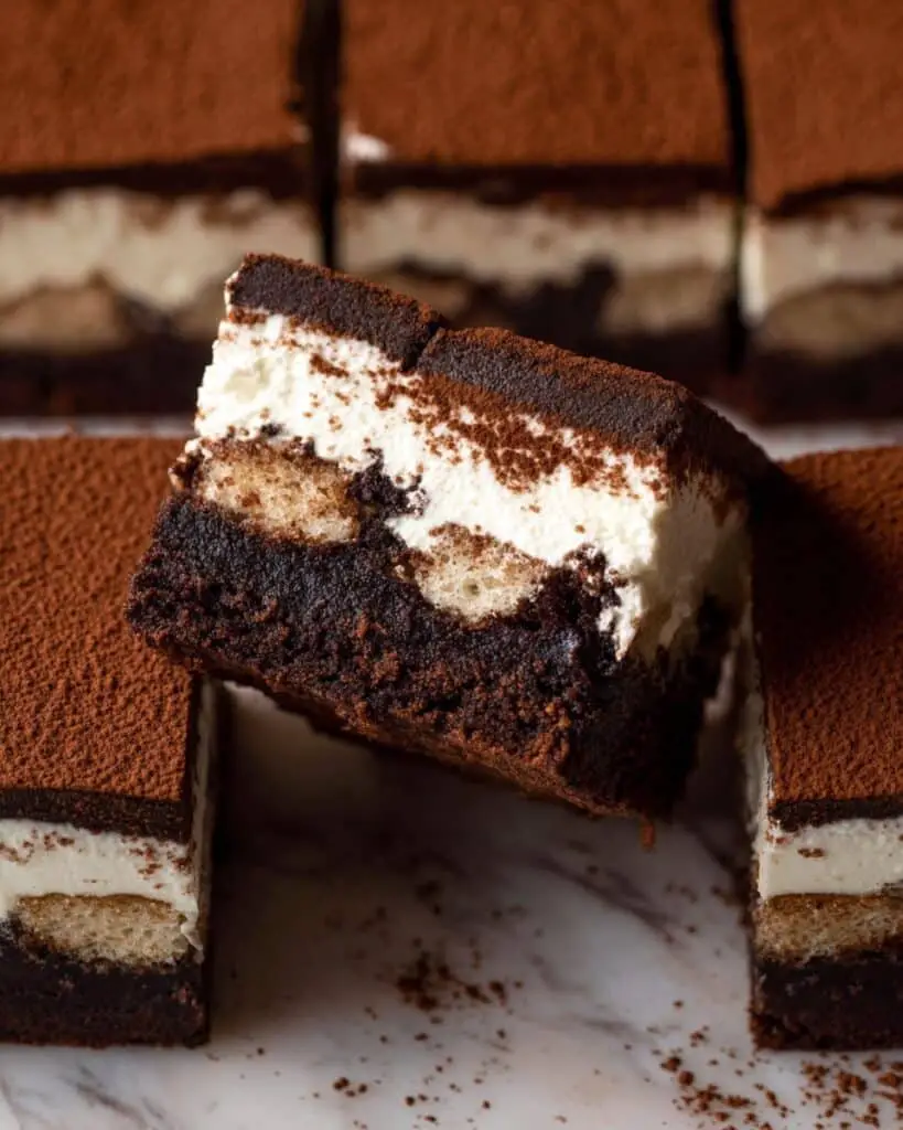 Easy Fudgy Tiramisu Brownies Recipe