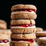 Flourless Peanut Butter and Jelly Sandwich Cookies Recipe