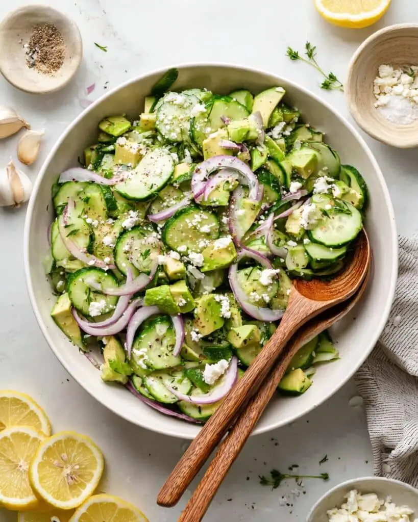Cucumber Feta Salad Recipe