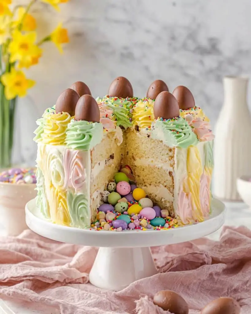 Surprise Easter Egg Cake Recipe